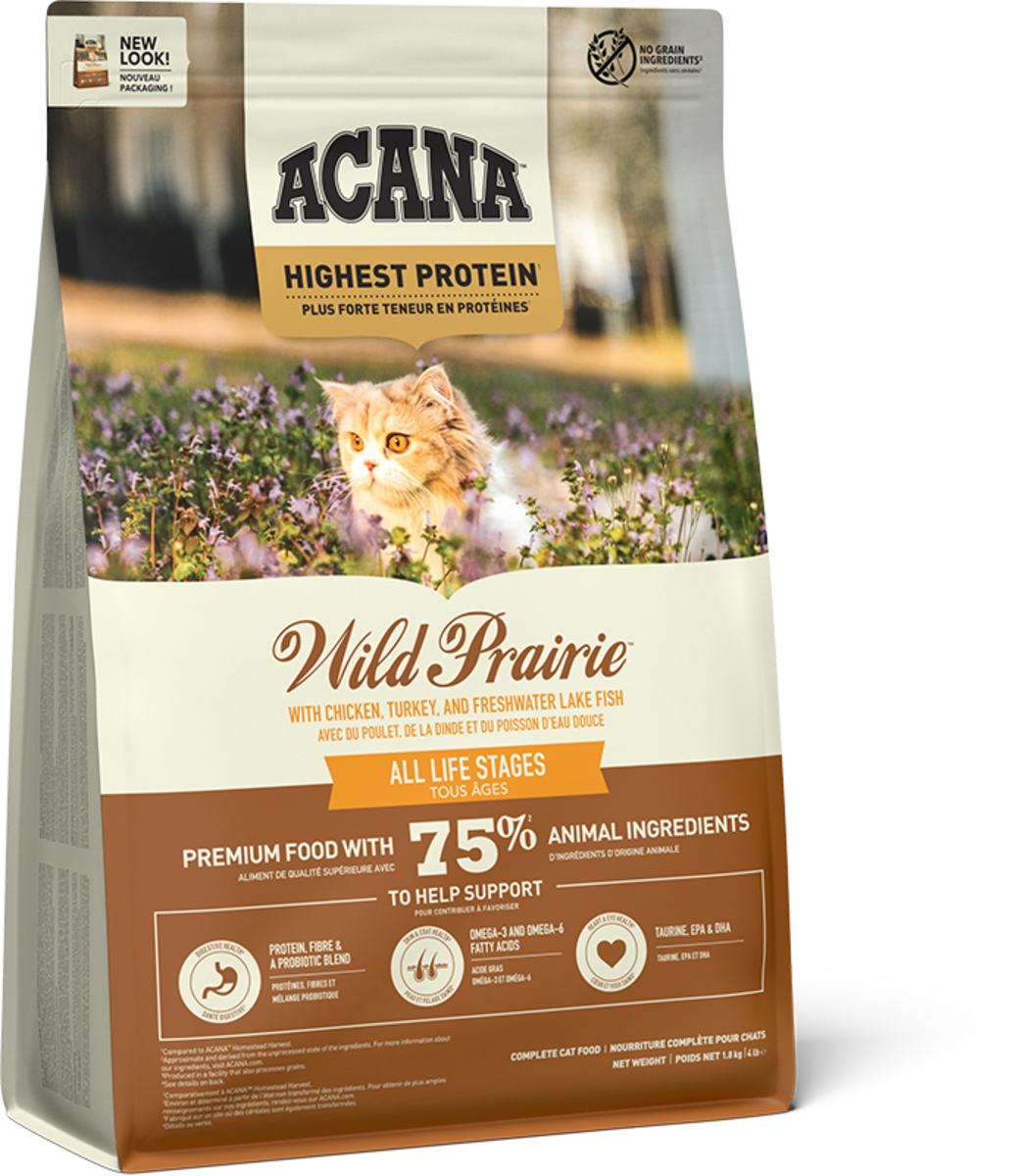 Acana Wild Prairie Grain Free Adult Dry Cat Food - 1.8kg_0